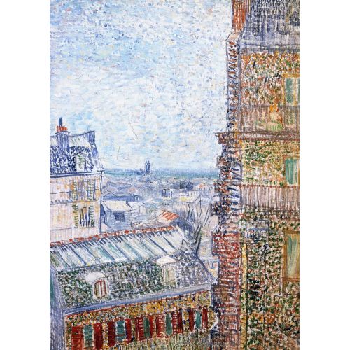 Vincent Van Gogh, View Of Paris From Vincent's Room In Rue Lepic