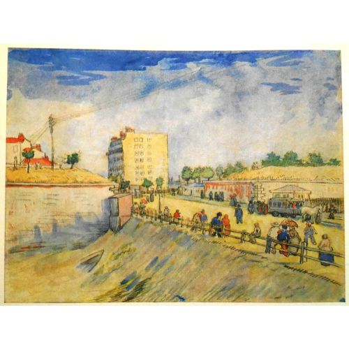 Vincent Van Gogh, Gate In The Paris Ramparts Vincent Van Gogh, Gate In The Paris Ramparts