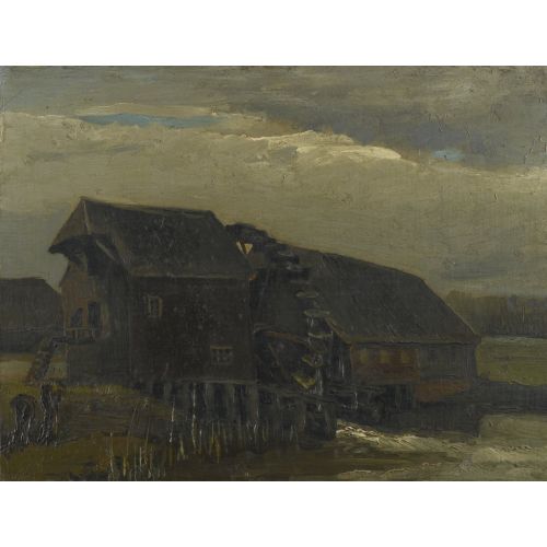 Vincent Van Gogh, Water Mill At Opwetten