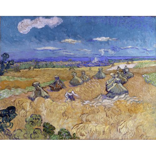 Vincent Van Gogh, Wheat Fields With Reaper, Auvers