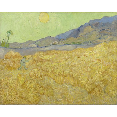 Vincent Van Gogh, Wheat Field With A Reaper