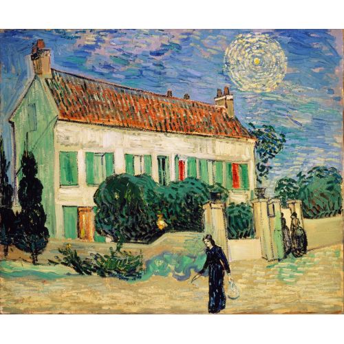 Vincent Van Gogh, White House In Night Post Impressionism Art Movements Vincent van Gogh, White House in NightOne of the many