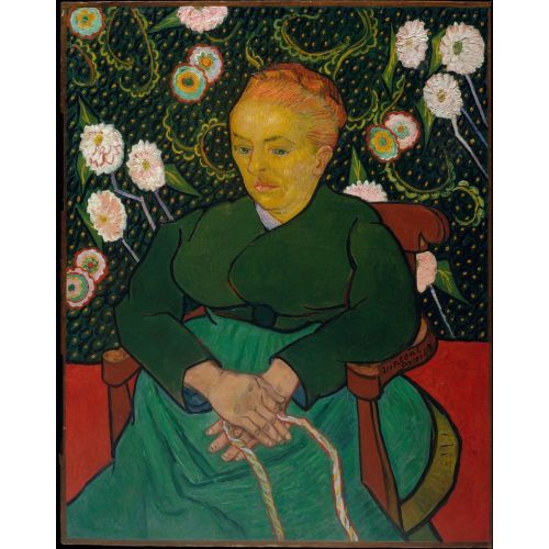 Vincent Van Gogh, Bir Beşiği Sallayan Kadın; Augustine Alix Pellicot Roulin Vincent Van Gogh, Bir Beşiği Sallayan Kadın; Augustine Alix Pellicot Roulin