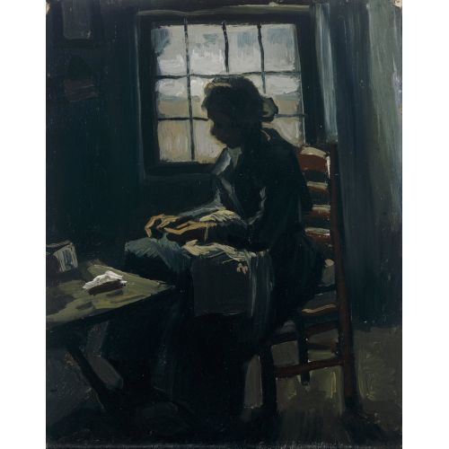 Vincent Van Gogh, Woman Sewing Vincent Van Gogh, Woman Sewing