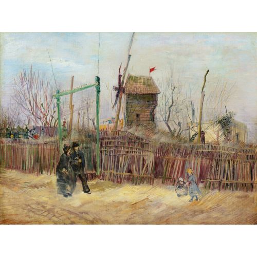 Vincent Van Gogh, Scene De Rue A Montmartre