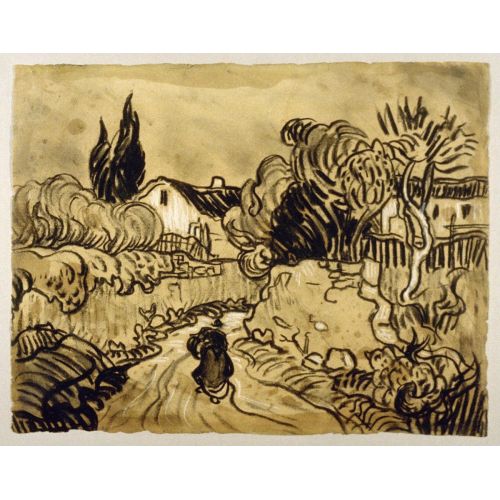 Vincent Van Gogh, Auvers Landscape Vincent Van Gogh, Auvers Landscape