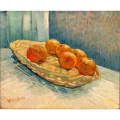 Vincent Van Gogh, Still Life With Basket And Six Oranges Vincent Van Gogh, Still Life With Basket And Six Oranges
