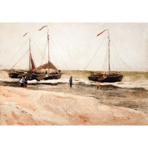 Vincent Van Gogh, Sakin Havalarda Scheveningen'de Plaj Vincent Van Gogh, Sakin Havalarda Scheveningen'de Plaj