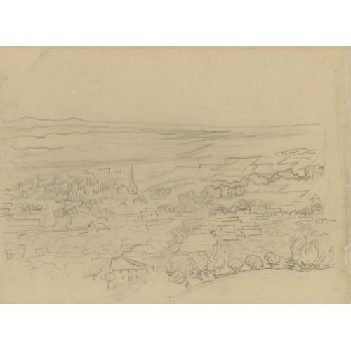 Vincent Van Gogh, Köyün Kuş Bakışı Görünümü