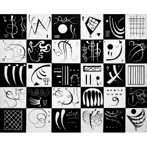 Thirty (Chess), Wassily Kandinsky Abstract Art Movements Thirty (Chess), Wassily KandinskyThe subject of the work Thirty