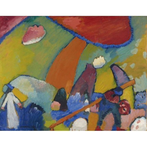 Beach Sceen, Wassily Kandinsky