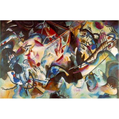 Wassily Kandinsky, Kompozisyon 6 Yağlıboya Tablo