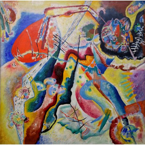 Kırmızı Noktalı Resim, Wassily Kandinsky