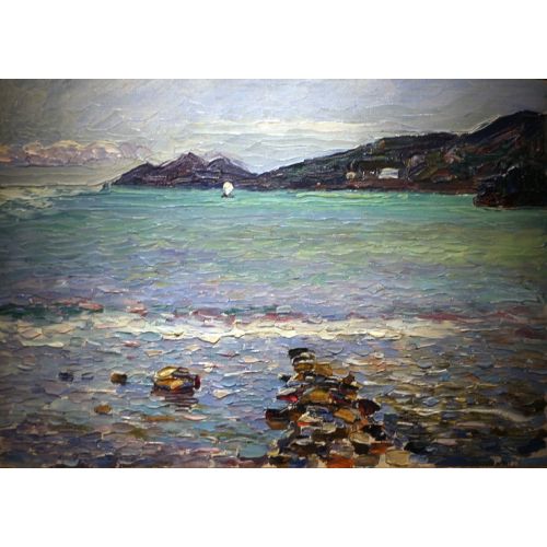Rapallo'dan Portofino Görünümü, Wassily Kandinsky
