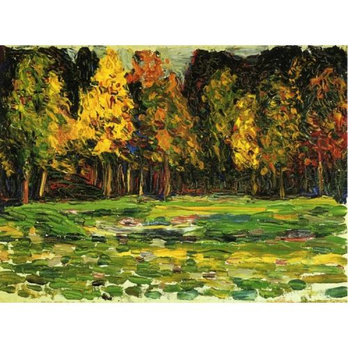 Wassily Kandinsky, Orman Kenarı Yağlıboya Tablo