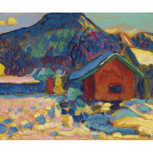 Dağlı Kış Çalışması, Wassily Kandinsky
