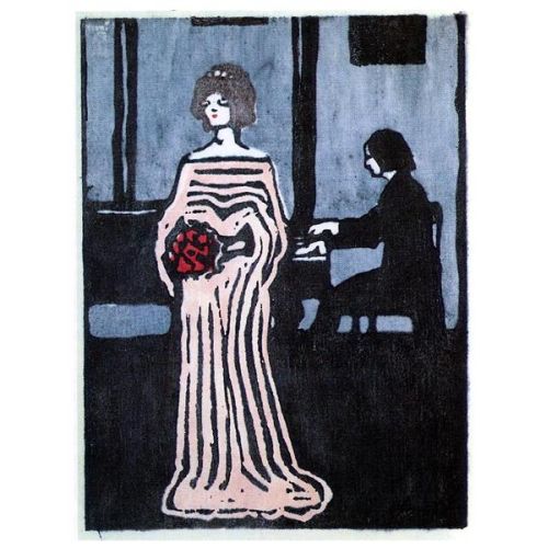 Wassily Kandinsky, Şarkıcı Gravür Tablo Wassily Kandinsky, Şarkıcı Gravür Tablo