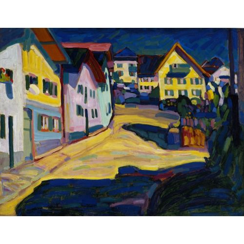 Murnau Burggrabenstrasse, Wassily Kandinsky Murnau Burggrabenstrasse, Wassily Kandinsky
