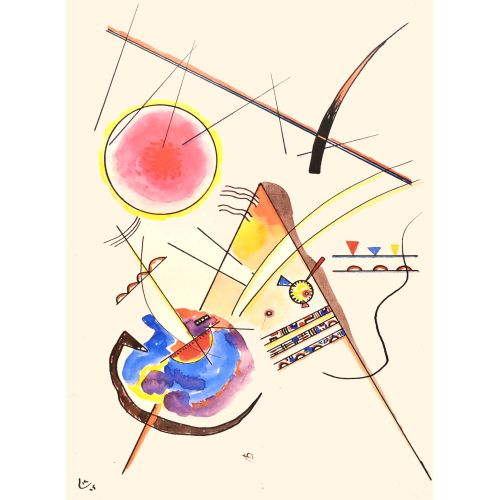 Wassily Kandinsky, Sulu Boya Kompozisyonu Soyut Wassily Kandinsky, Sulu Boya Kompozisyonu Soyut Sanat Akımları Wassily Kandinsky, Suluboya Kompozisyonu Bu olağanüstü eser