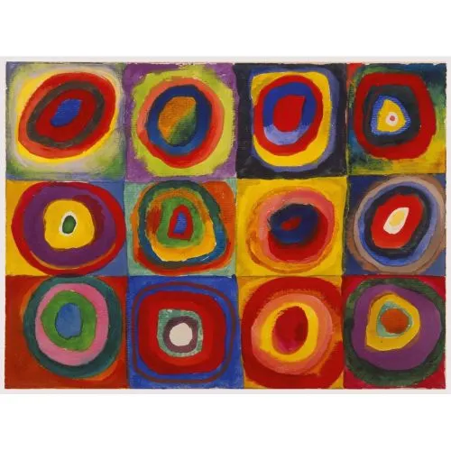 Wassily Kandinsky, Color Study, Squares With Concentric Circles Abstract Wassily Kandinsky Color Study, Squares With Concentric Circles Abstract Art Movements Vasili Kandinski, Farbstudie Quadrate