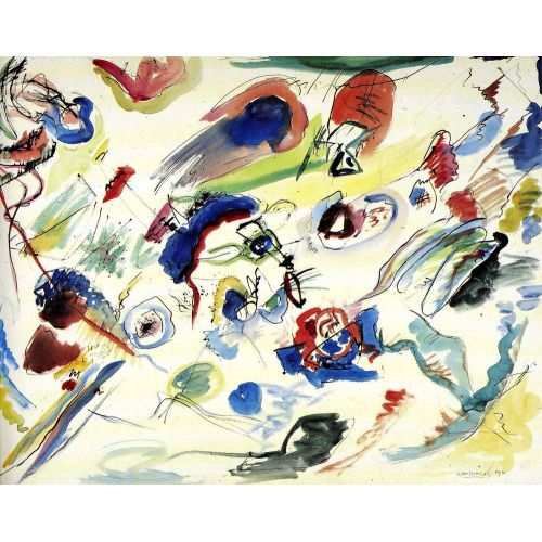 Wassily Kandinsky, Untitled First Abstract Watercolor