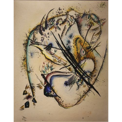 Wassily Kandinsky, Watercolour With Seven Strokes
