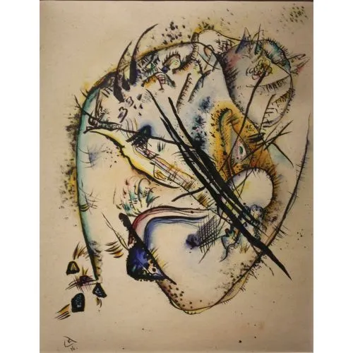 Wassily Kandinsky, Suluboya İle Yedi Vuruş Soyut Sanat Akımları Wassily Kandinsky, Yedi Fırça Darbesiyle SuluboyaWassily