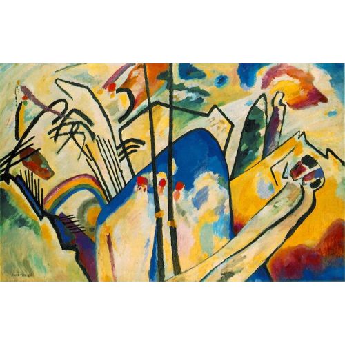 Wassily Kandinsky, Kompozisyon 4 Yağlıboya Tablo