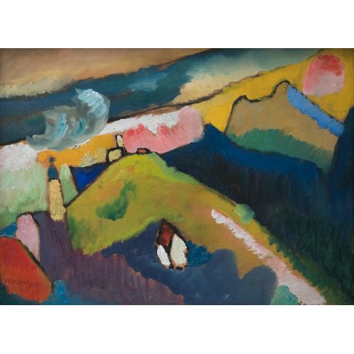 Wassily Kandinsky, Mountain Landscape With Church