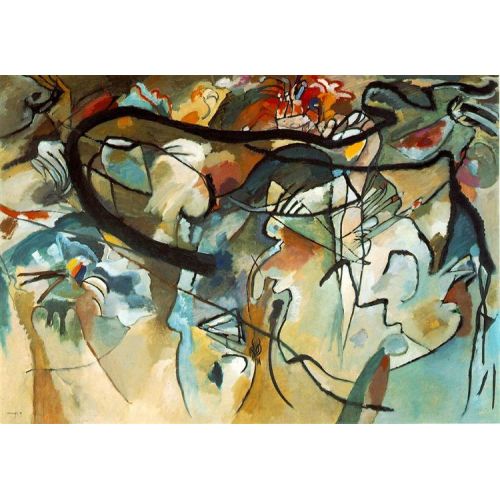 Wassily Kandinsky, Kompozisyon 5 Yağlıboya Tablo