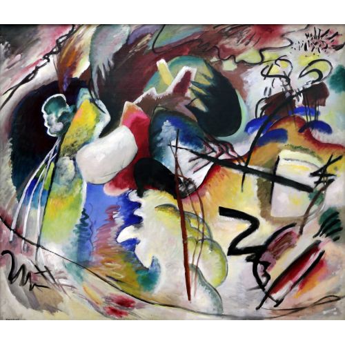 Wassily Kandinsky, Painted With White Shape 13