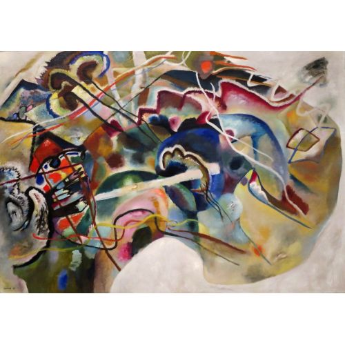 Beyaz Sınırla Resim, Wassily Kandinsky