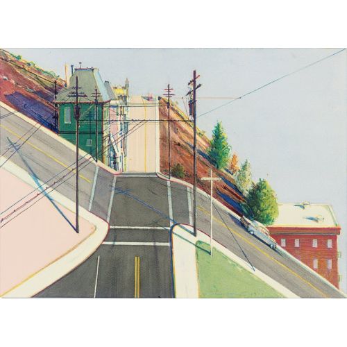 Wayne Thiebaud, 24. Sokak Kavşak Çalışması Wayne Thiebaud, 24. Sokak Kavşak Çalışması