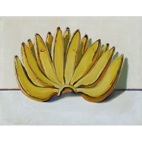 Wayne Thiebaud, Bananas Wayne Thiebaud, Bananas