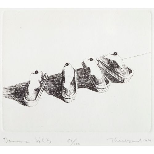Wayne Thiebaud, Banana Splits, From Delights Wayne Thiebaud, Banana Splits, From Delights