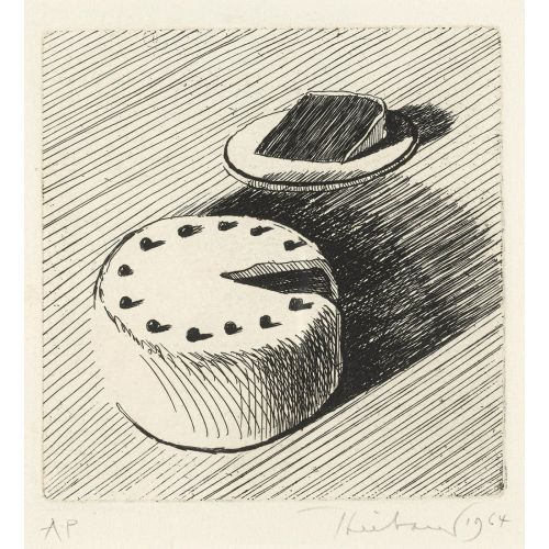Wayne Thiebaud, Coconut Cake 2