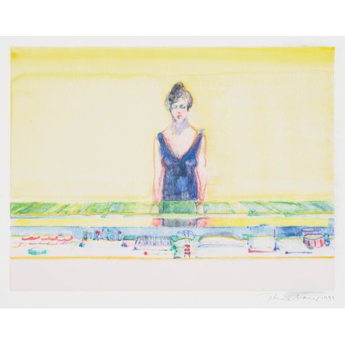 Wayne Thiebaud, Tezgahtar Kadın Wayne Thiebaud, Tezgahtar Kadın