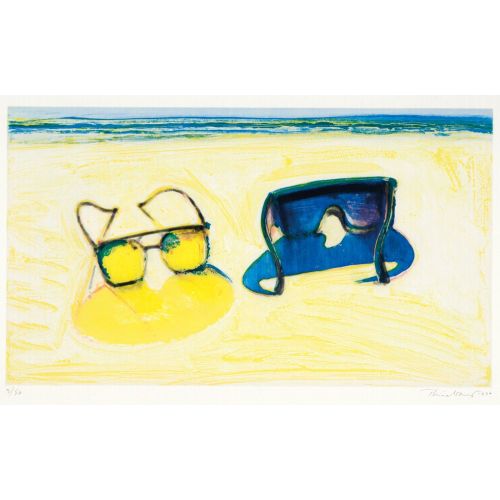 Wayne Thiebaud, Beach Glasses Wayne Thiebaud, Beach Glasses