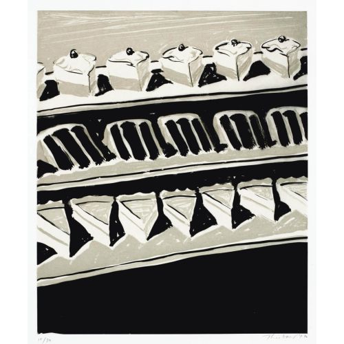 Wayne Thiebaud, Koyu Kekler Ve Pastalar