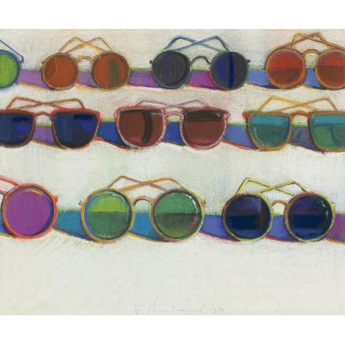 Wayne Thiebaud, Koyu Gözlükler