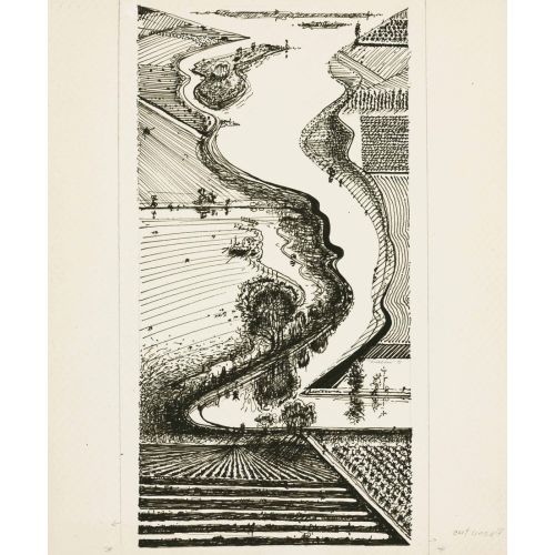 Wayne Thiebaud, Delta Sketch