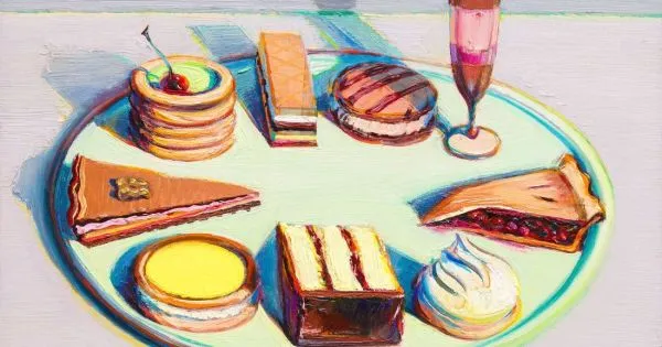 版画 Wayne Thiebaud Dessert Tray 1992-1994 Wayne Thiebaud, Dessert Tray | Arthipo