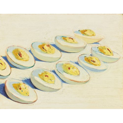 Wayne Thiebaud, Deviled Eggs Pop Art Art Movements Wayne Thiebaud, Deviled Eggs, Pop Art, can be purchased or downloaded as a