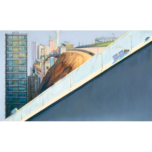 Wayne Thiebaud, Diagonal Freeway