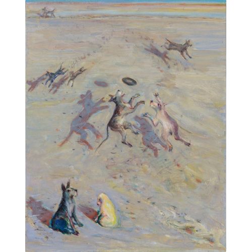 Wayne Thiebaud, Sekiz Plaj Köpeği Wayne Thiebaud, Sekiz Plaj Köpeği