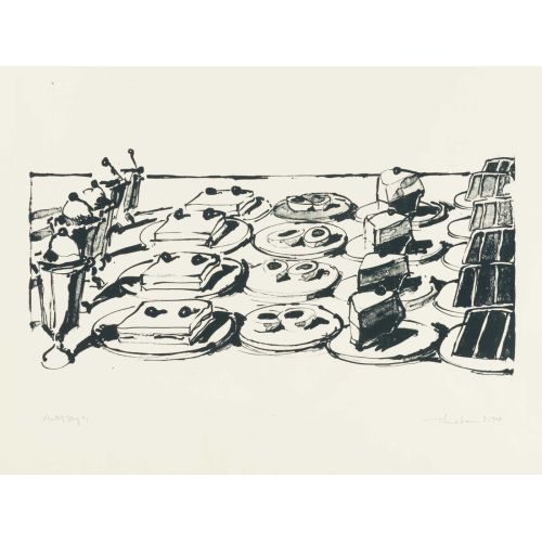Wayne Thiebaud, Food Rows Wayne Thiebaud, Food Rows