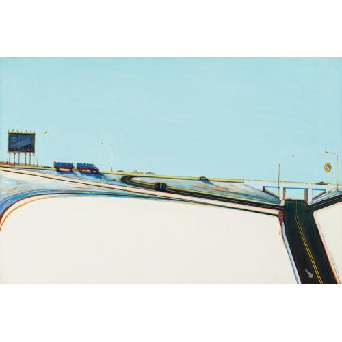 Wayne Thiebaud, Freeway Exit Wayne Thiebaud, Freeway Exit