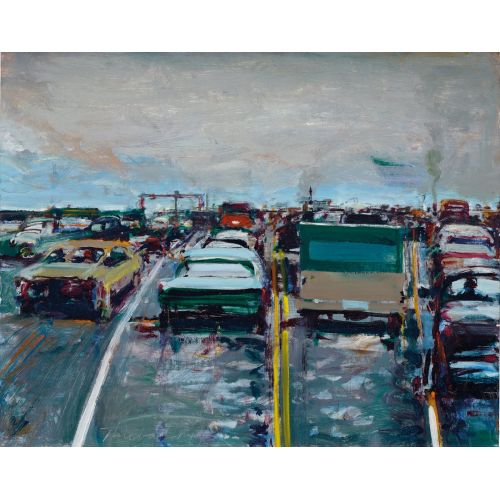 Wayne Thiebaud, Freeway Traffic Wayne Thiebaud, Freeway Traffic