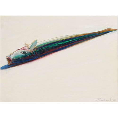 Wayne Thiebaud, French Fish Wayne Thiebaud, French Fish