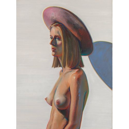 Wayne Thiebaud, Pembe Şapkalı Kız
